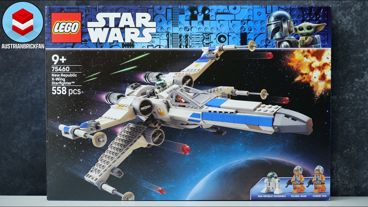 LEGO Star Wars 75460 New Republic X-wing Starfighter &ndash; recenzja LEGO Speed ​​Build