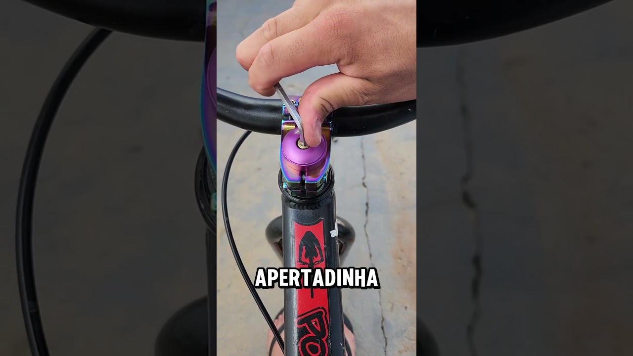como tirar a folga da caixa de direção da bike