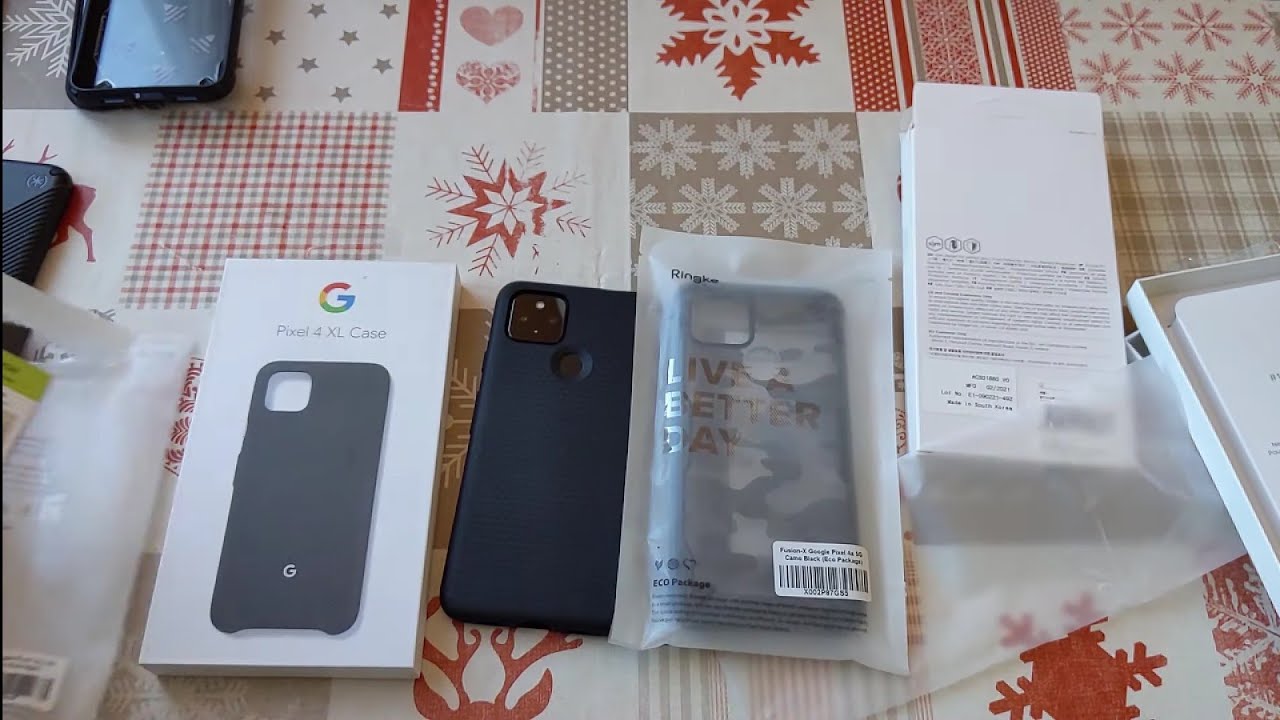 Чехлы для Pixel 4xl и 4a 5g (Speck, Ringke, Spigen и Fabric case)