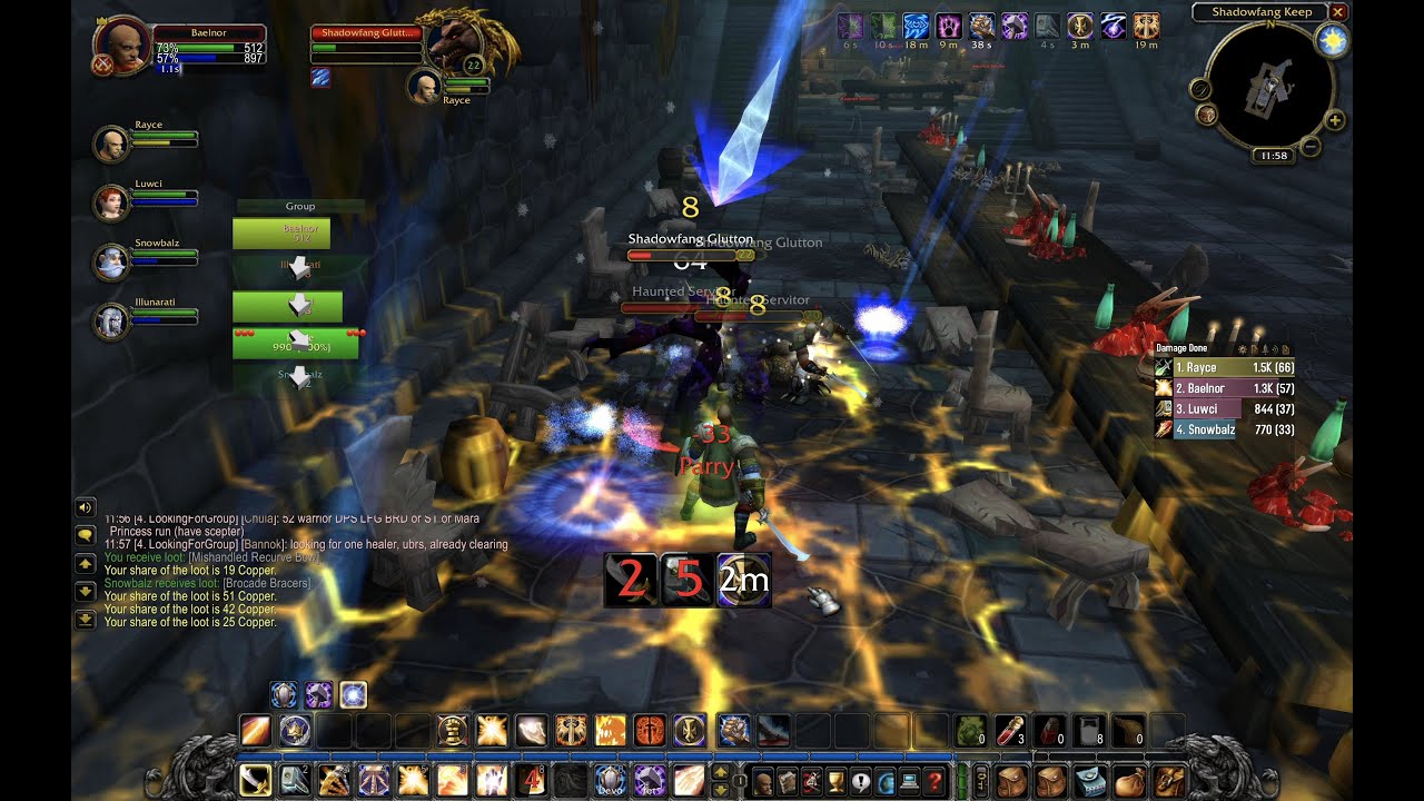 Classic WoW Paladin Tank Shadowfang Keep