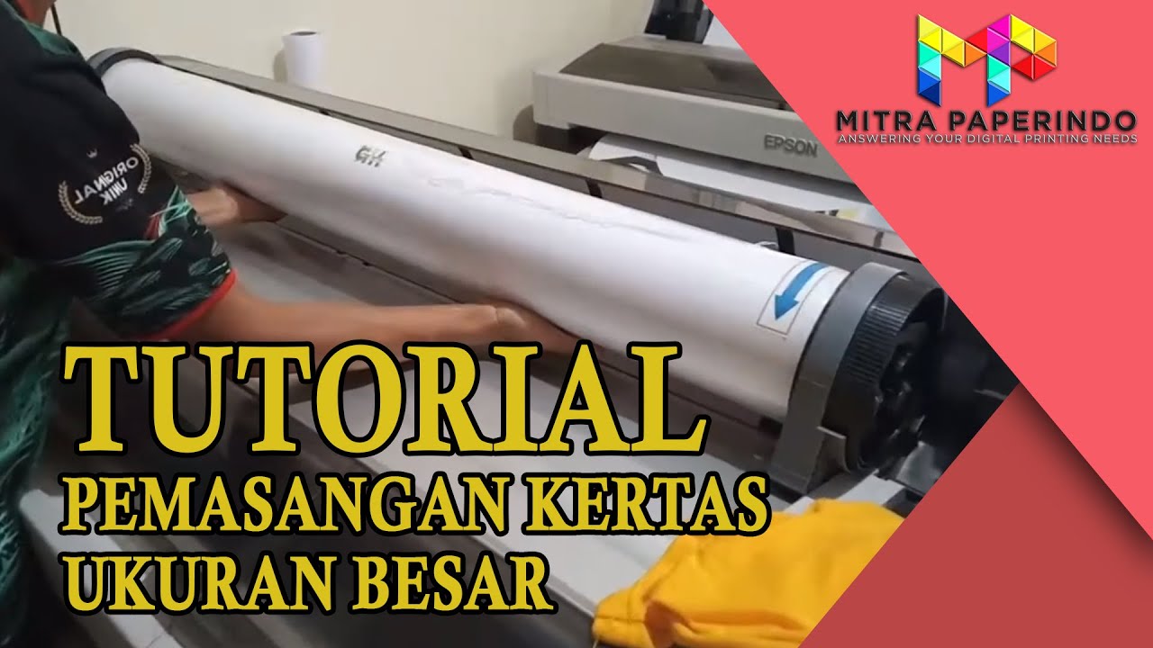 Tutorial pemasangan paper transfer di Epson SC F6270