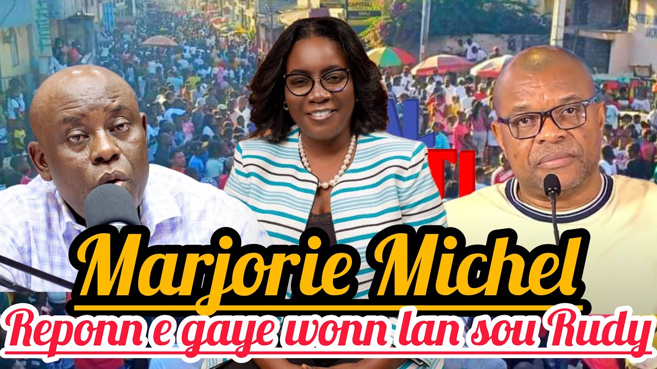 Marjorie Michel Reponn E Trete Rudy Sanon Chyen Aprè Rudy fin Salanbe l @RadioTelelakouverite