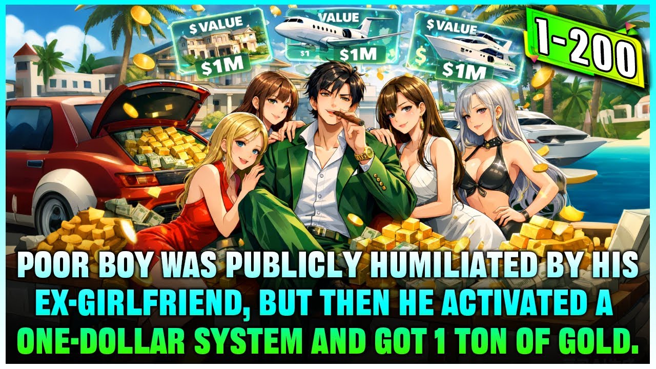 Poor Boy Unlocks a One-Dollar System, Gets 1 Ton of Gold to Publicly Humiliate His Ex-Girlfriend!