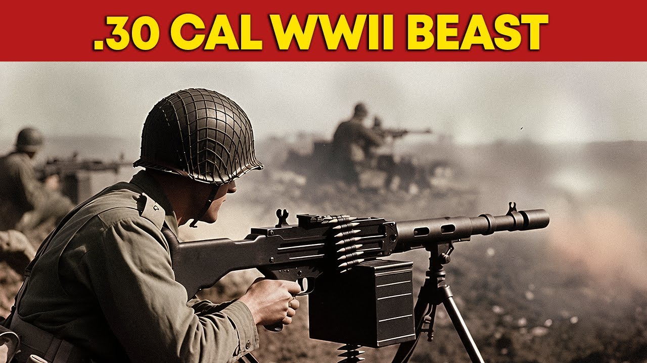 Why the M1919 Browning Was America's Favorite WWII Machine Gun?
