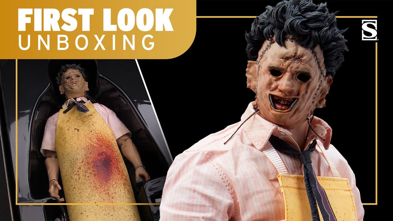 The Texas Chainsaw Massacre Leatherface (Killing Mask) Sideshow Figure Unboxing | First Look