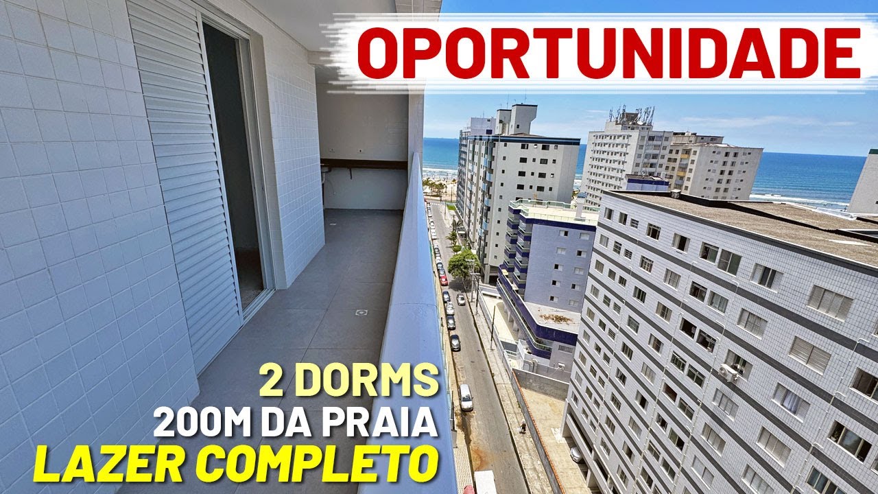 DSL205 ⭐ Oportunidade !! 2 dormitórios com Vista Mar em Praia Grande SP. @MichelCamargo