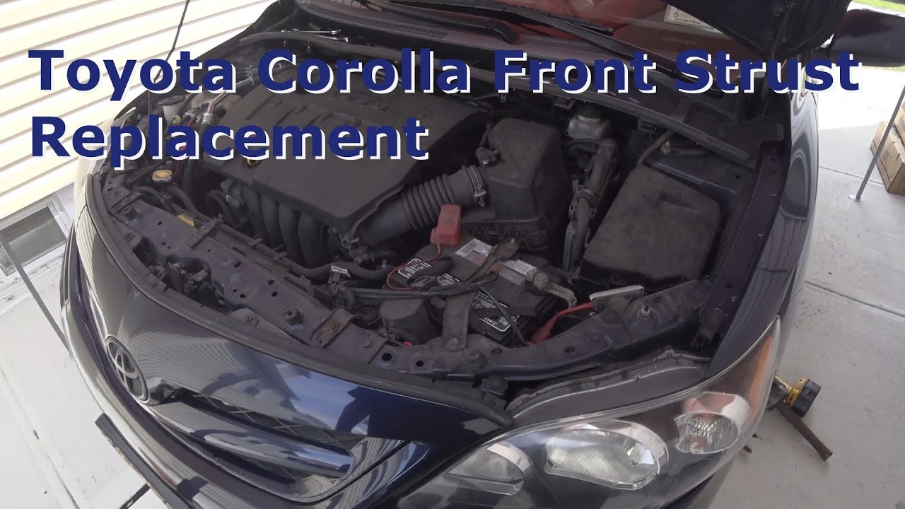 HOW TO REPLACE TOYOTA STRUTS. Toyota Corolla Strut Replacement