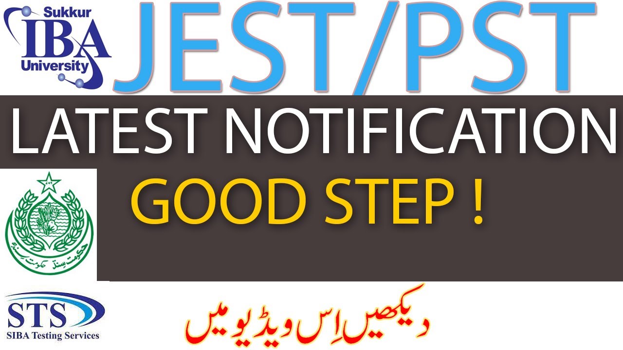 JEST/PST Latest Notification || New Update !