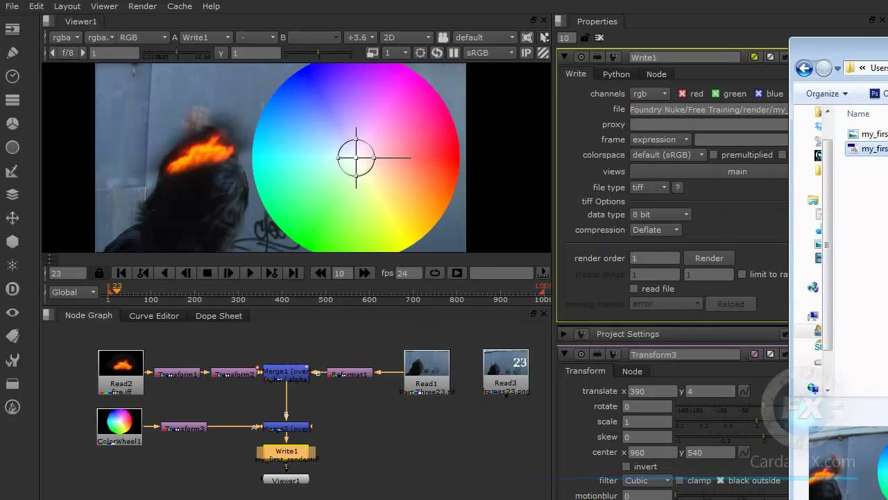 08.-Rendering Output Free Nuke Software Training Tutorial