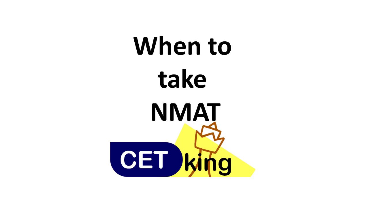 When to take NMAT 2018. Window system explained.