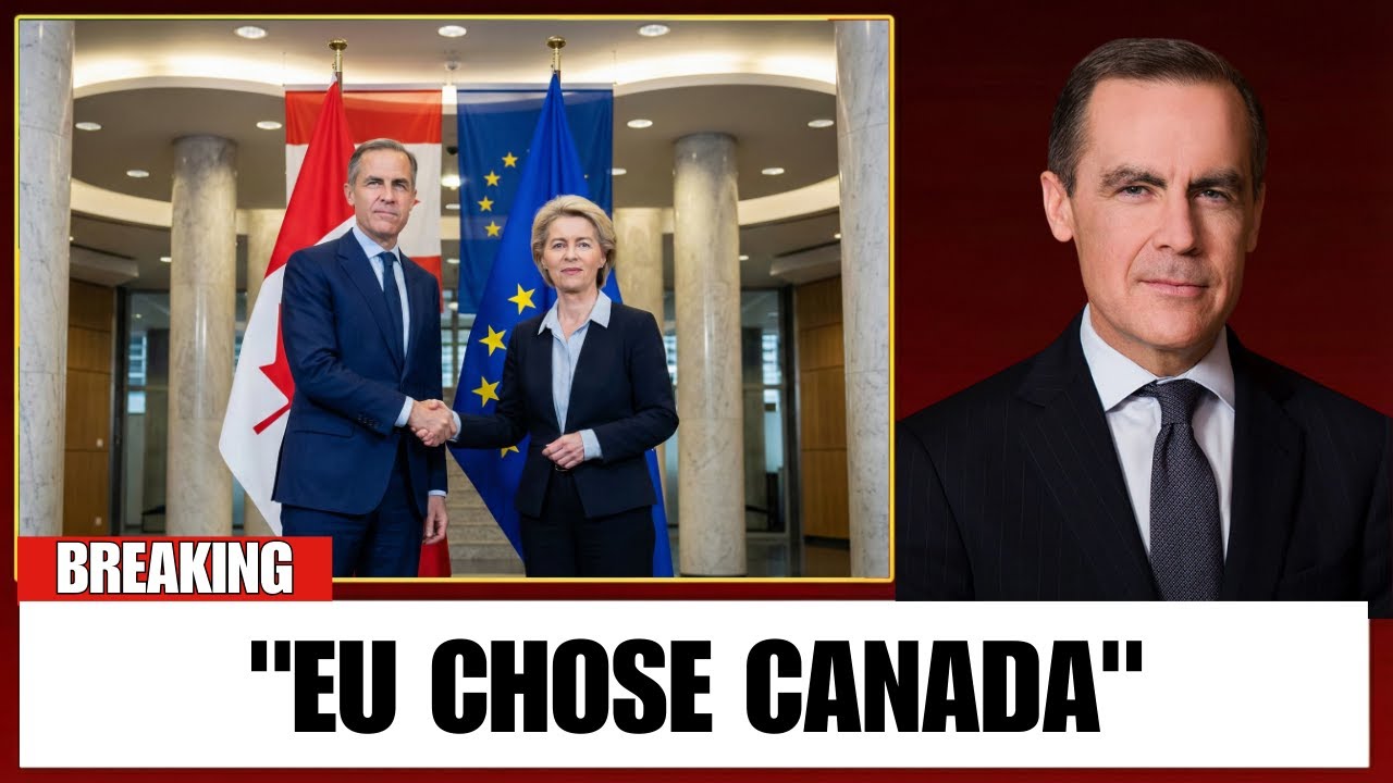 1 MIN AGO: Carney's $260B EU Partnership EXPOSES U.S. Trade Weakness &mdash; Trump Has NO Answer!