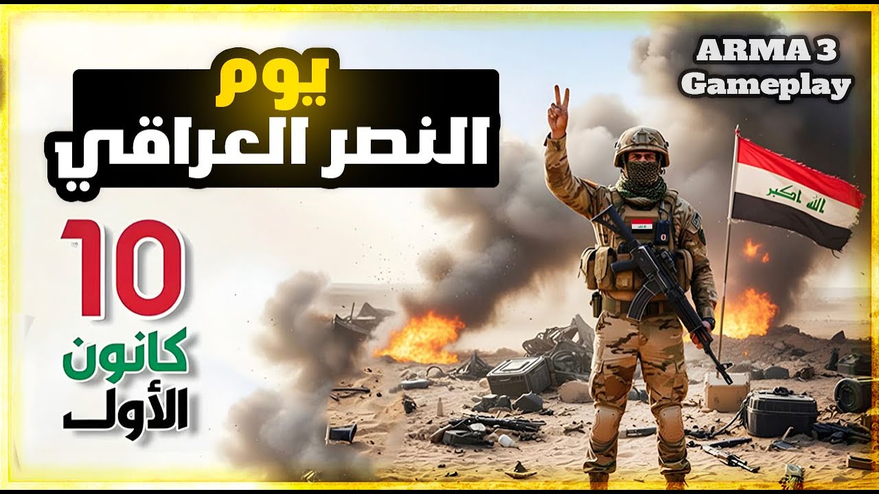 يوم النصر العظيم .. استعراض عسكري للقوات العراقية | ArmA 3 Gameplay