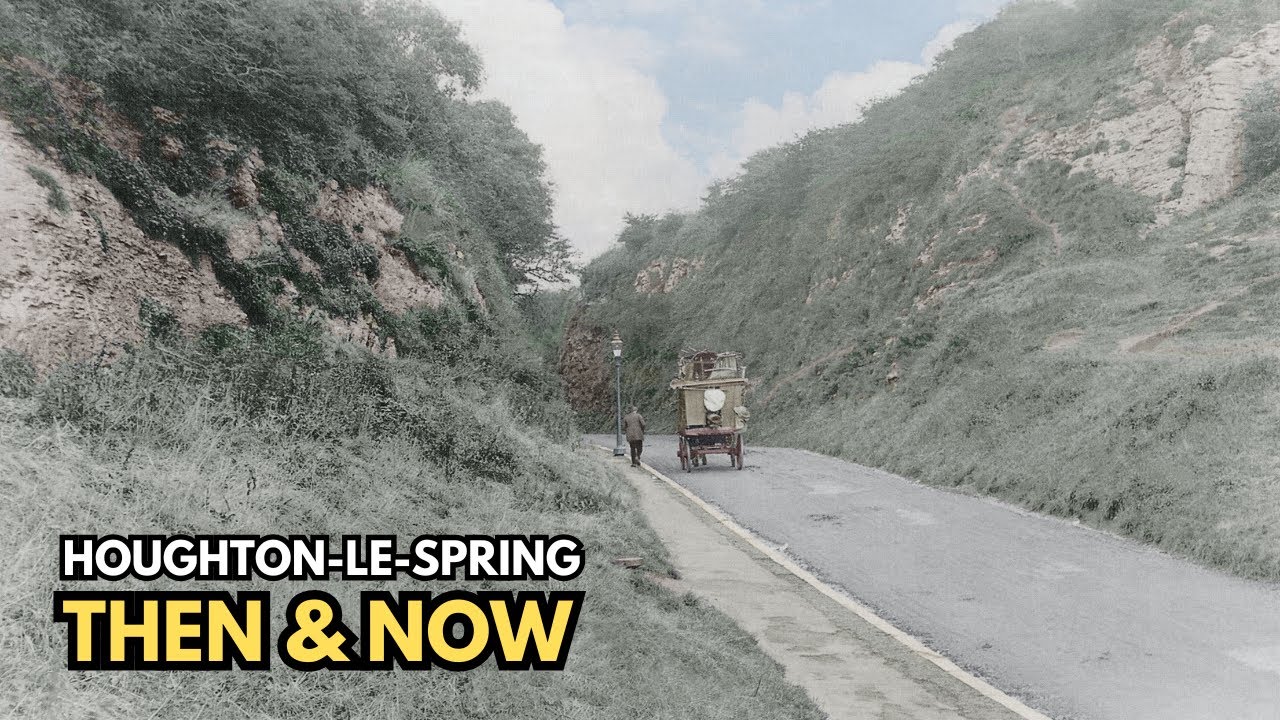 Houghton-le-Spring Then & Now (Houghton Cut)