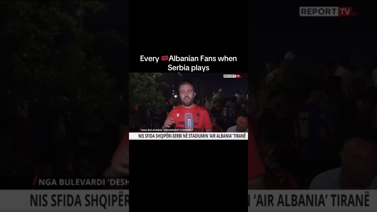 Every 🇦🇱Albanian fans when Serbia plays. #shqiperi #albania #🇦🇱 #ademjashari #albanianfans