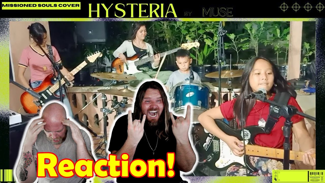 Реакция музыкантов на песню Hysteria группы Muse | Missioned Souls — кавер-версия семейной группы