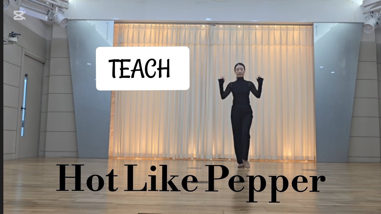 🔶️🔷️스텝설명/Hot Like Pepper Line Dance-Easy Intermediate Level/#황은정라인댄스 #부산라인댄스 ##북구화명동 