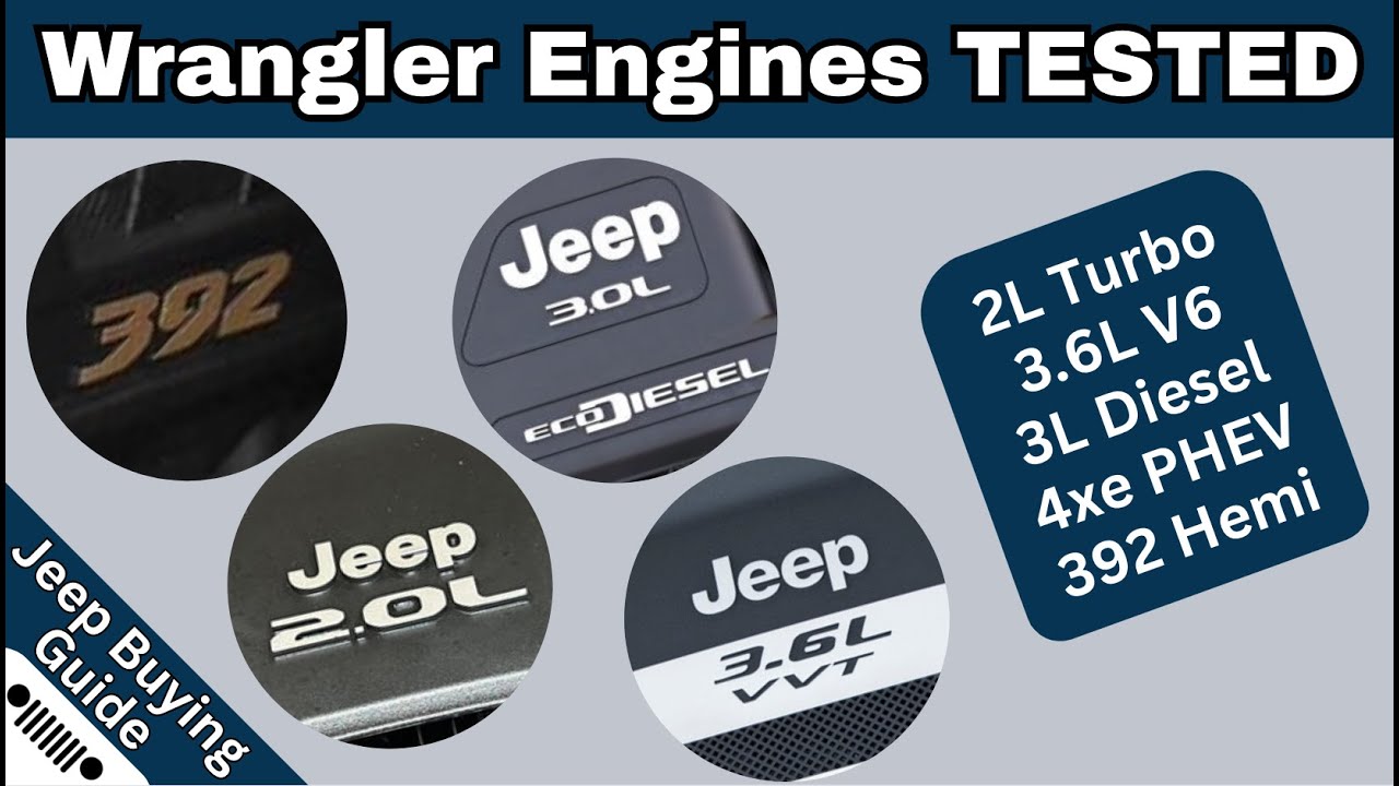 All Wrangler Engines Tested: Which One is BEST (Watch to Find Out)