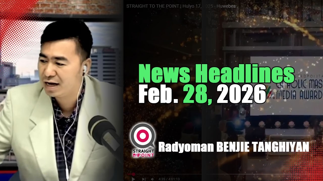News Headlines | Pebrero 28, 2026 - Sabado | With Radyoman BENJIE TANGHIYAN