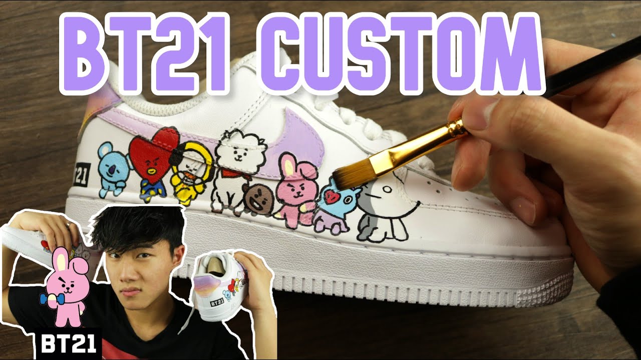 BT21 Custom Air Force 1s (BTS x LINE FRIENDS)