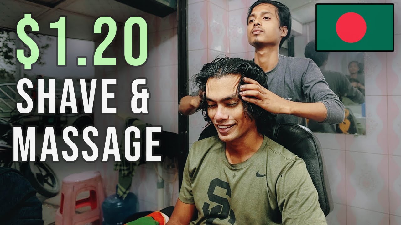 $1.20 for Shave & Amazing Massage in Sylhet, Bangladesh 🇧🇩