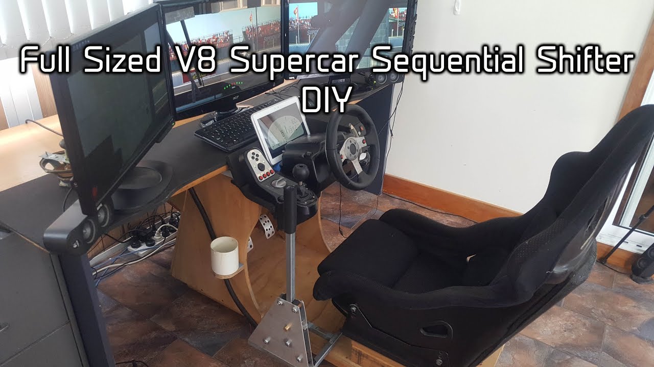 Full Sized V8 Supercar Sequential Shifter | DIY