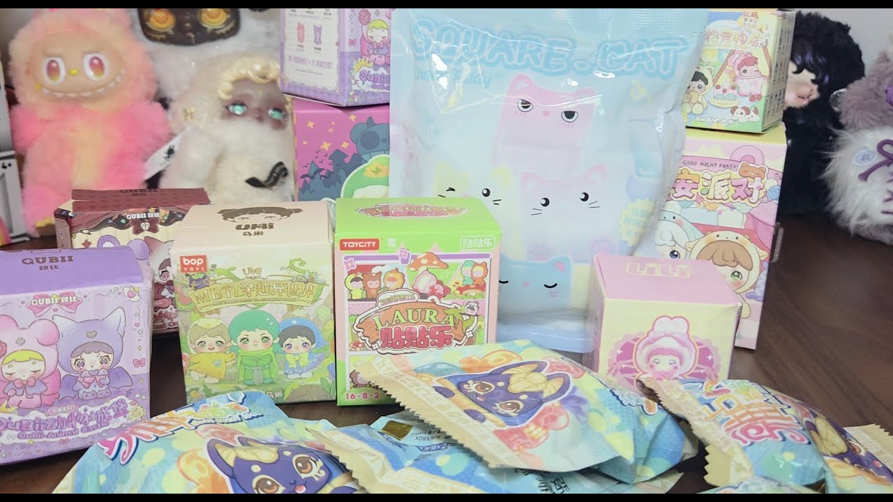 Unbox with me - Various small figures from Temu and Aliexpress