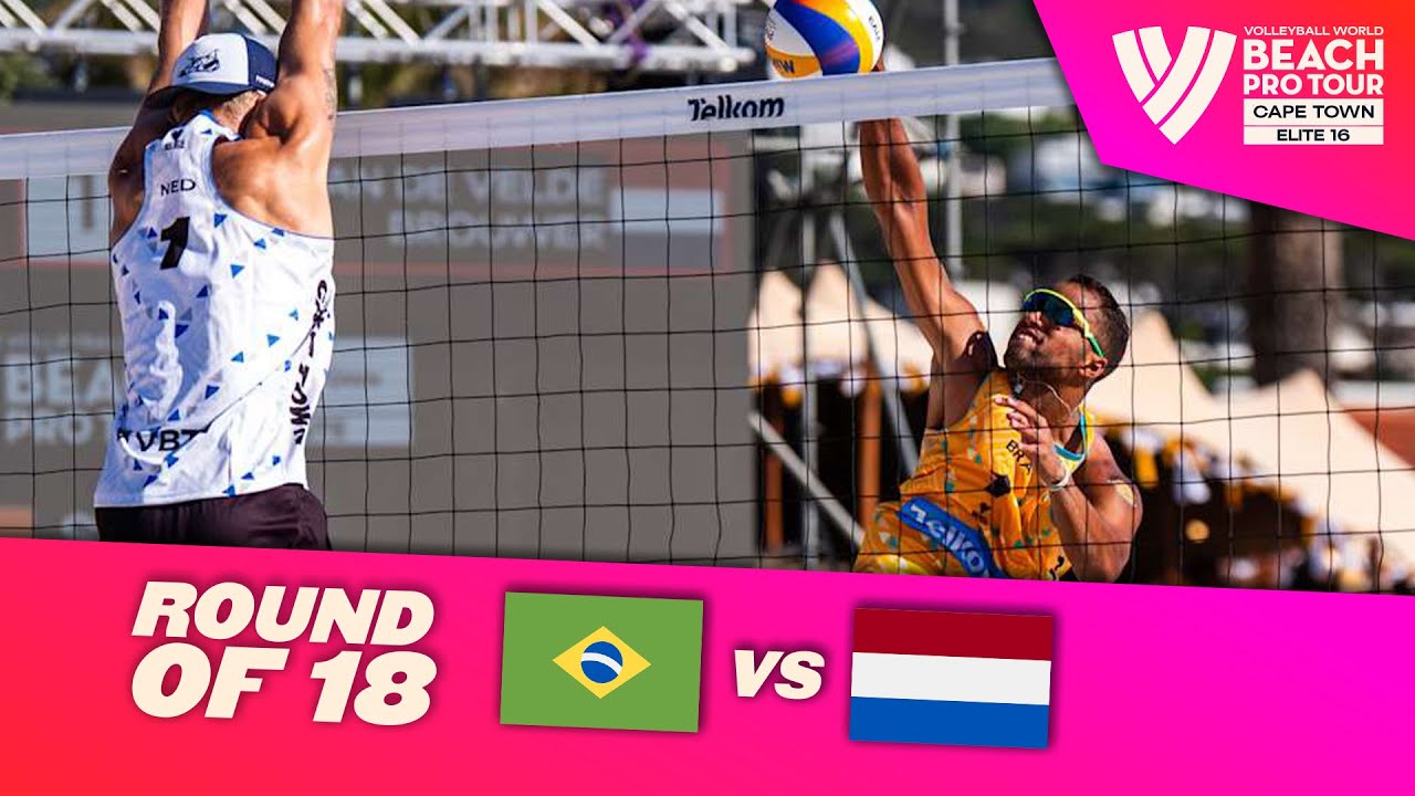 Arthur/Adrielson vs. van de Velde/Brouwer - Round of 18 Highlights | Cape Town 2025 #BeachProTour