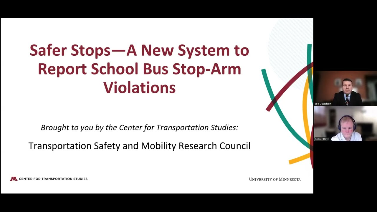 CTS Webinar: Safer Stops—A New System to Report School Bus Stop-Arm Violations