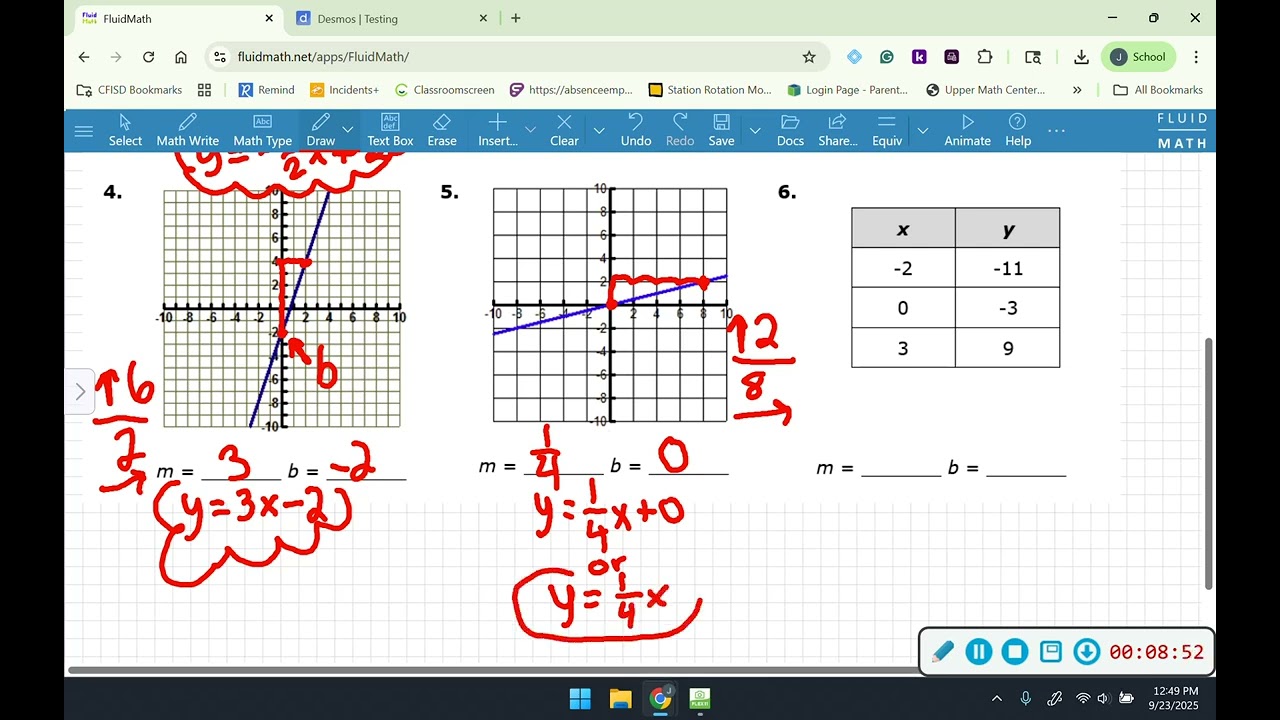 Writing Equations Recap