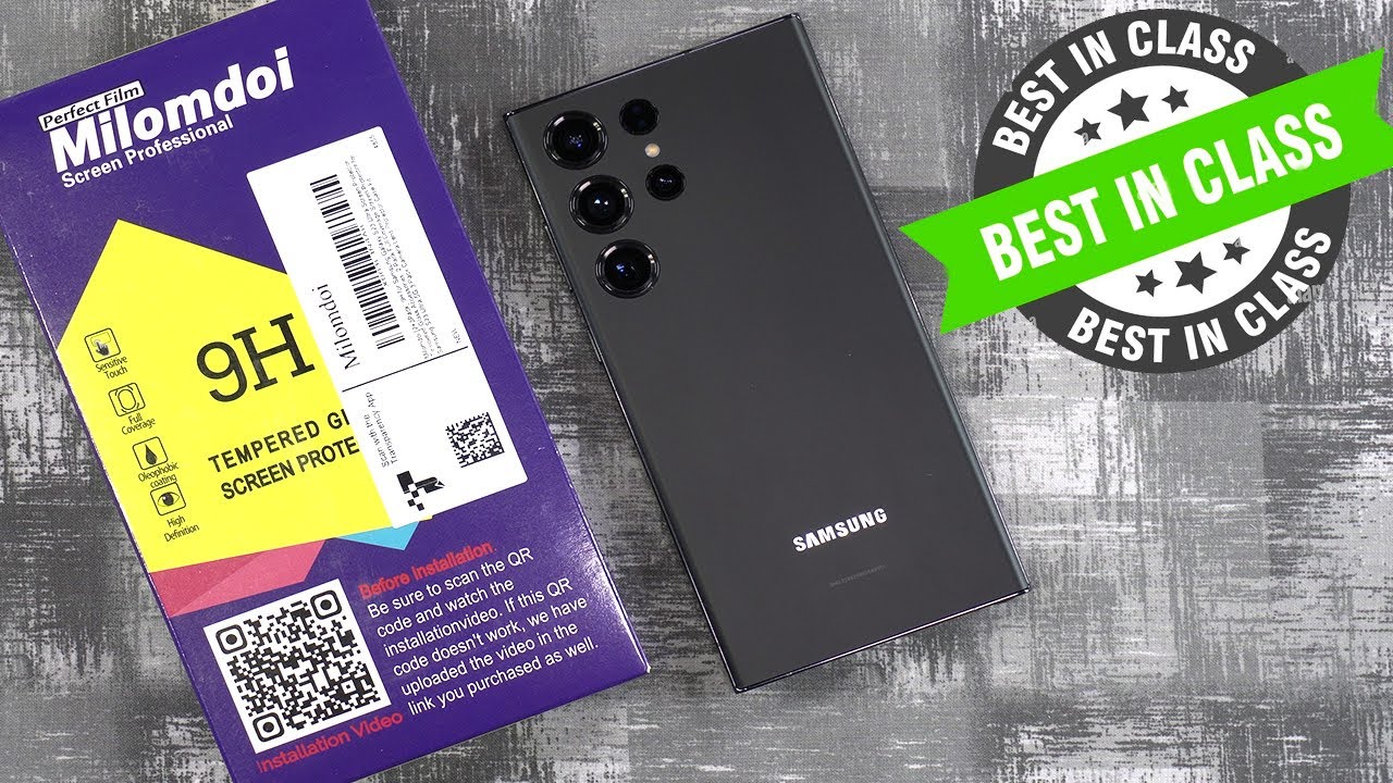 Я нашёл ЛУЧШЕЕ закалённое защитное стекло для Galaxy S23 Ultra — Milomdoi
