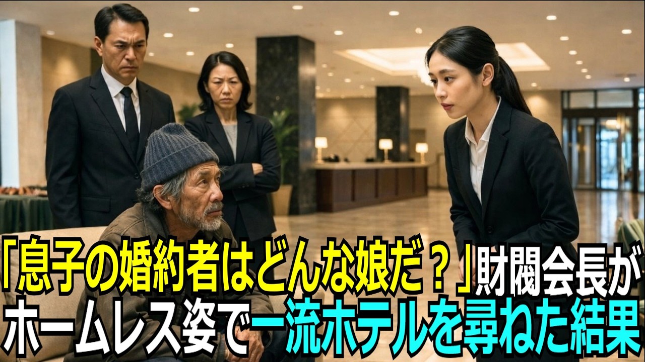【衝撃の結末】作業着の老人を助けた女性、翌日クビに…しかし正体を知った瞬間、ホテルは崩壊した！？