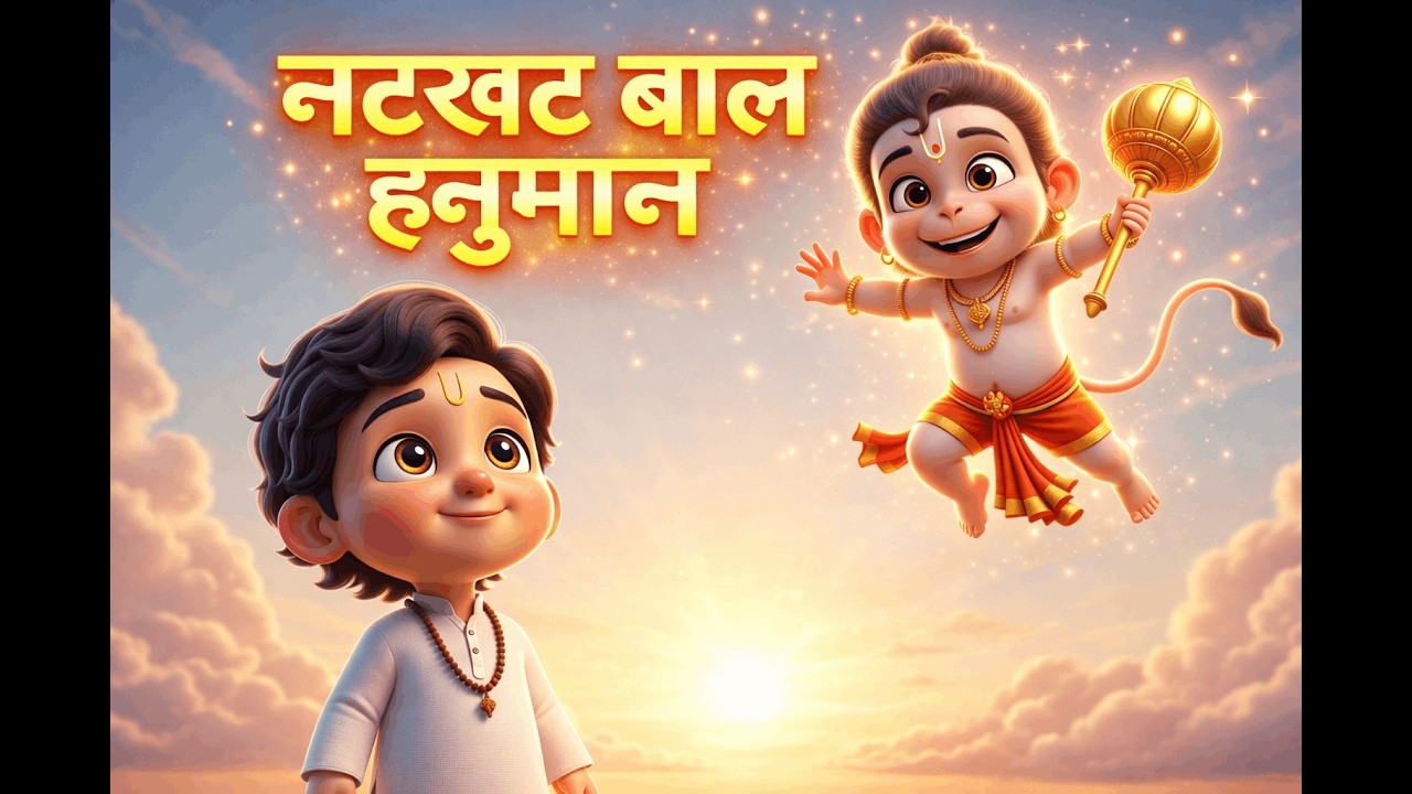Story for Kids | Animated Story | Little Bhaktu | Natkhat Bal Hanuman