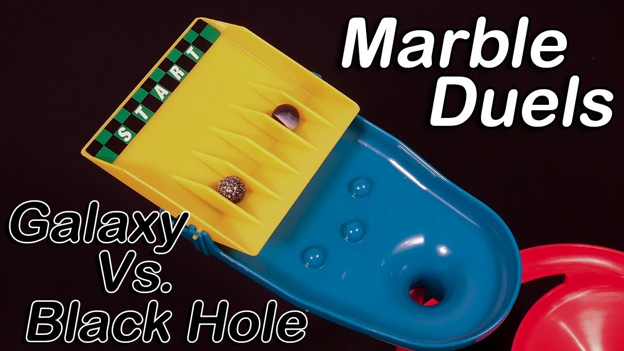 Marble Race: Thrilling Head-to-Head Duels: Galaxy vs. Black Hole