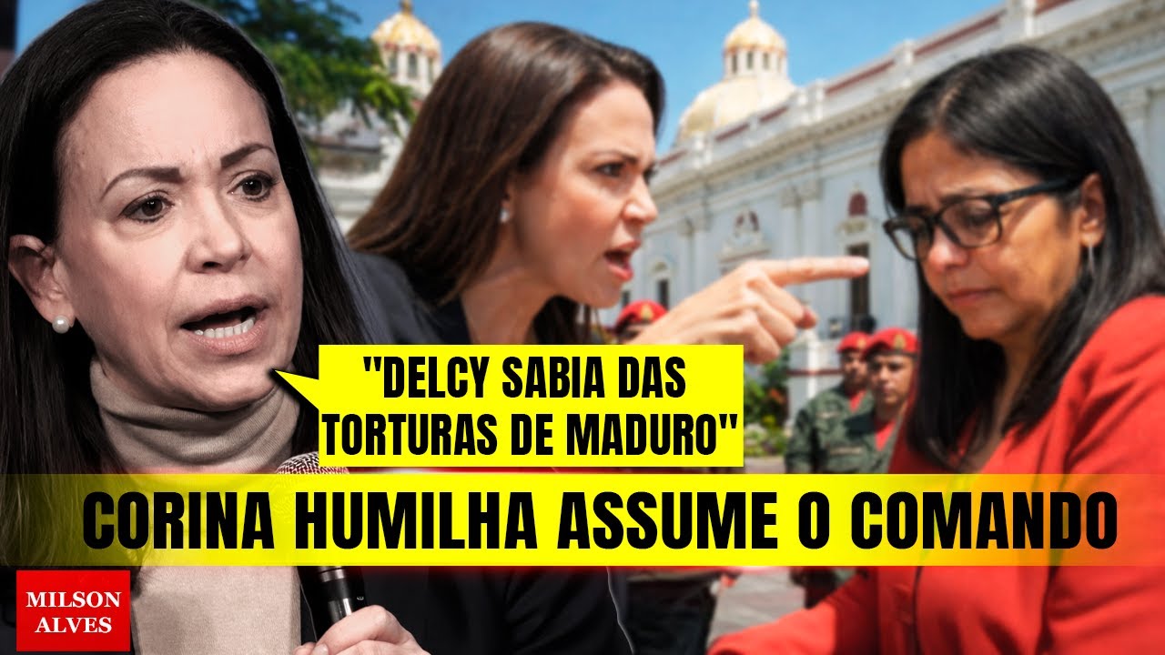 VIRADA DECISIVA: Corina humilha Delcy e se apresenta como líder legítima - Discurso