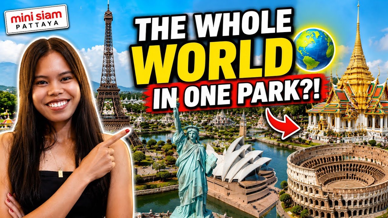 Exploring Mini Siam in Pattaya Thailand!