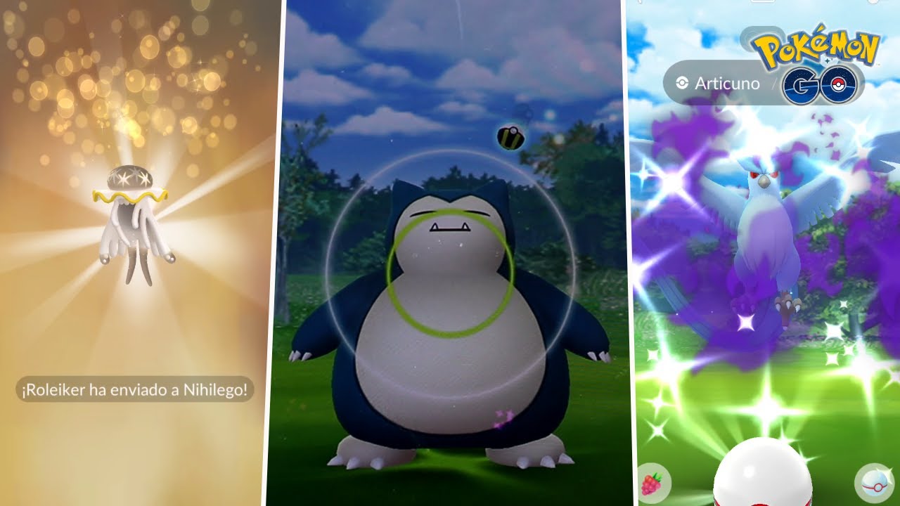 DOBLE INTERCAMBIO SUERTE SHINY TOP! LEGENDARIO OSCURO SHINY Y MUCHO SNORLAX! [Pok&eacute;mon GO-davidpetit]