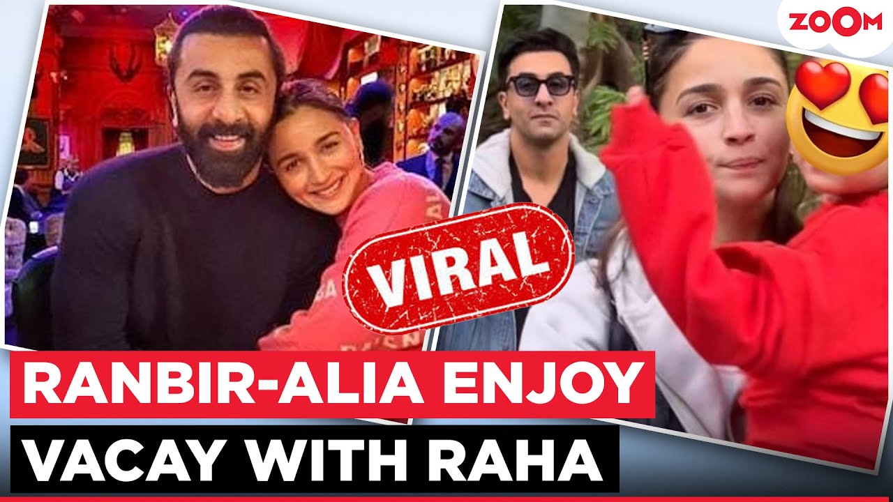 Ranbir Kapoor & Alia Bhatt's CUTE pics with baby Raha from Hong Kong ahead of Alia's birthday