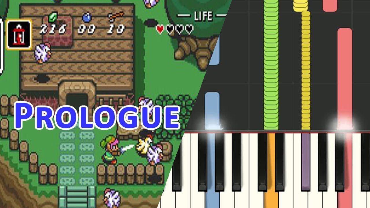 Piano - SNES The Legend Of Zelda A Link To The Past - Prologue