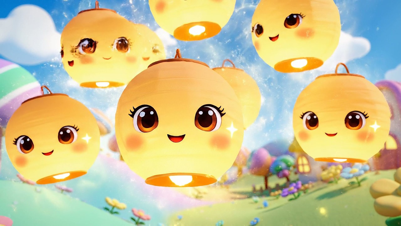 Seis Pequeñas Linternas de Juguete Brillan | Canción de Luces y Sombras para Niños