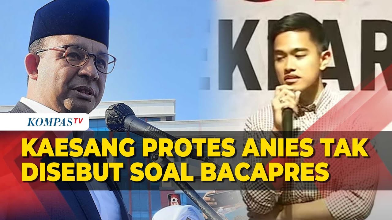 Saat Kaesang Protes Nama Anies Baswedan Tak Disebut Kala Ditanya Soal Bacapres