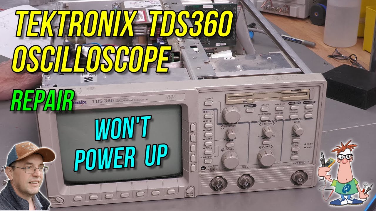 No.159 - Tektronix TDS360 Oscilloscope Repair