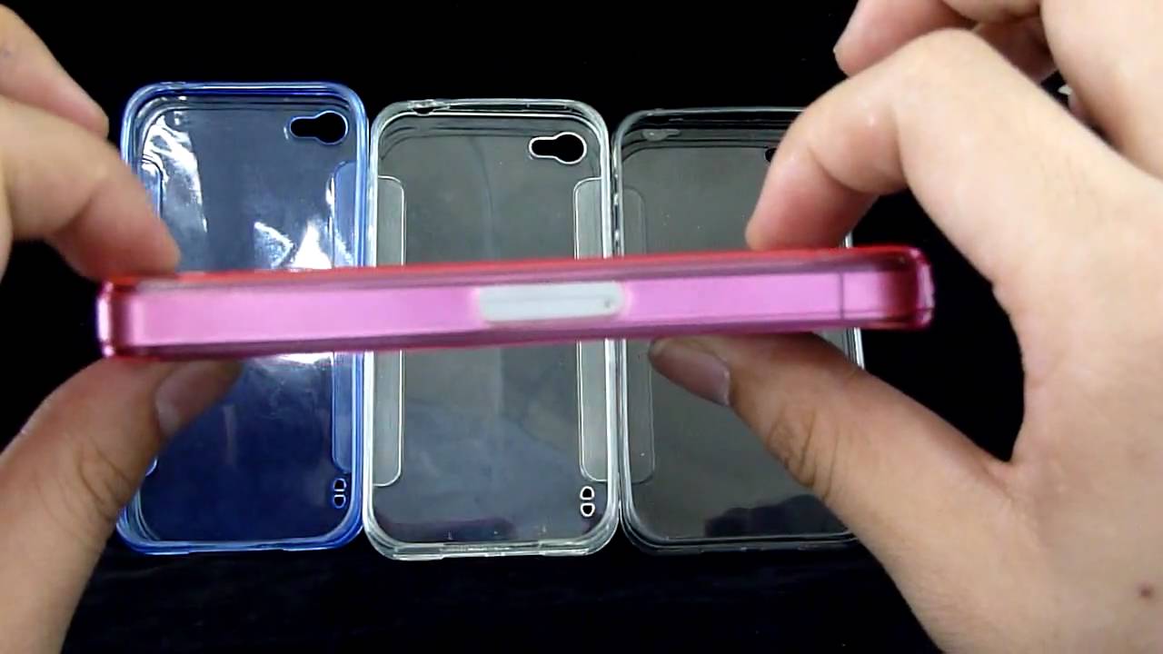 HD Transparent Soft Silicone Case for Apple iPhone 4