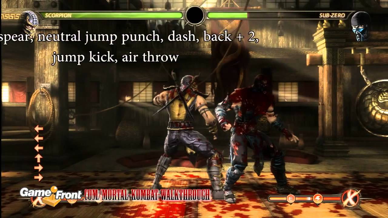 Mortal Kombat Walkthrough - Kombatant Strategy Guide - Scorpion