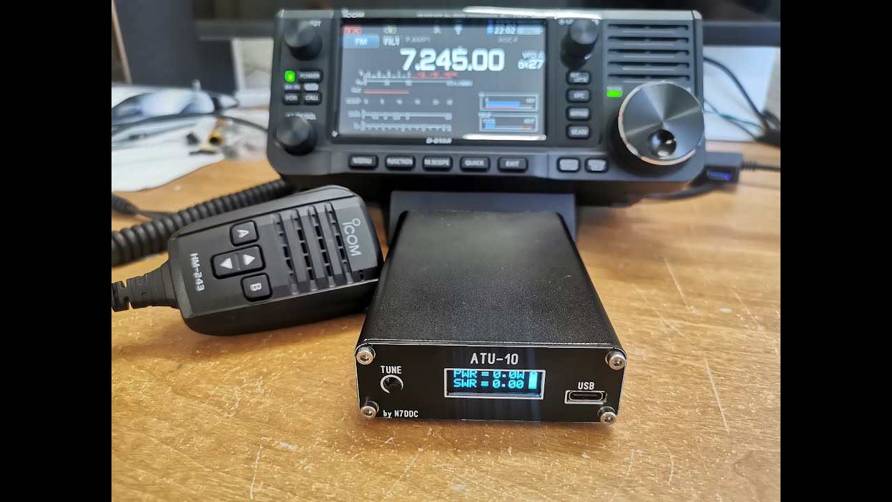 ATU-10 QRP Автотюнер, работа совместно с IC-705