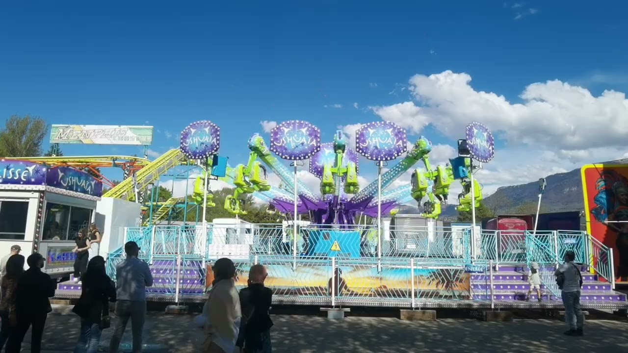 Manège Ushuaia Nouveauté 2025 Fête Foraine Aix les bains 2025 (Mega park)
