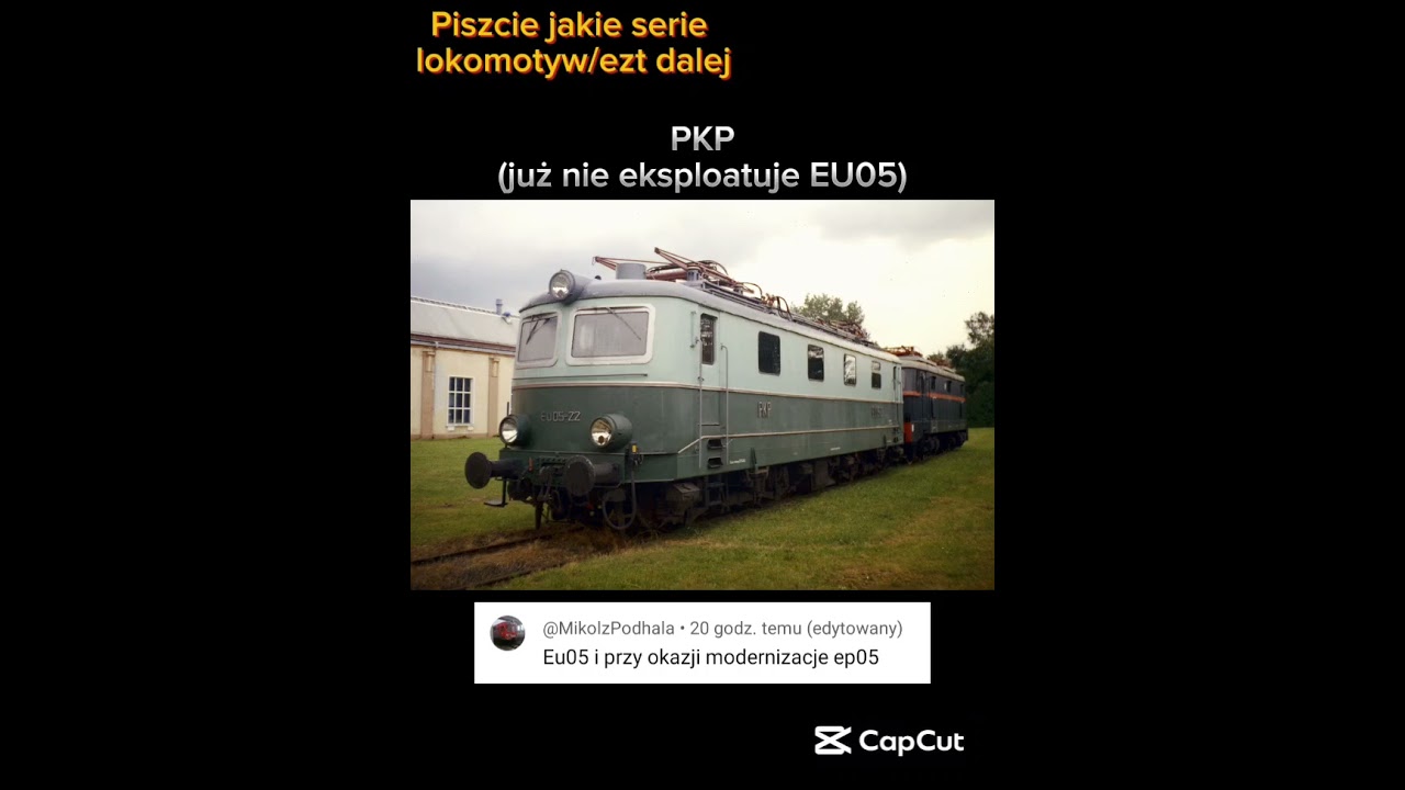 Przewoźnicy, kt&oacute;rzy eksploatują EU05 #pkp #eu05 #kolej