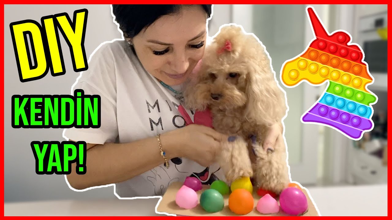 5 FARKLI DIY KENDİN YAP OYUN, POP IT OYUNCAK CHALLENGE Dobişko Tv