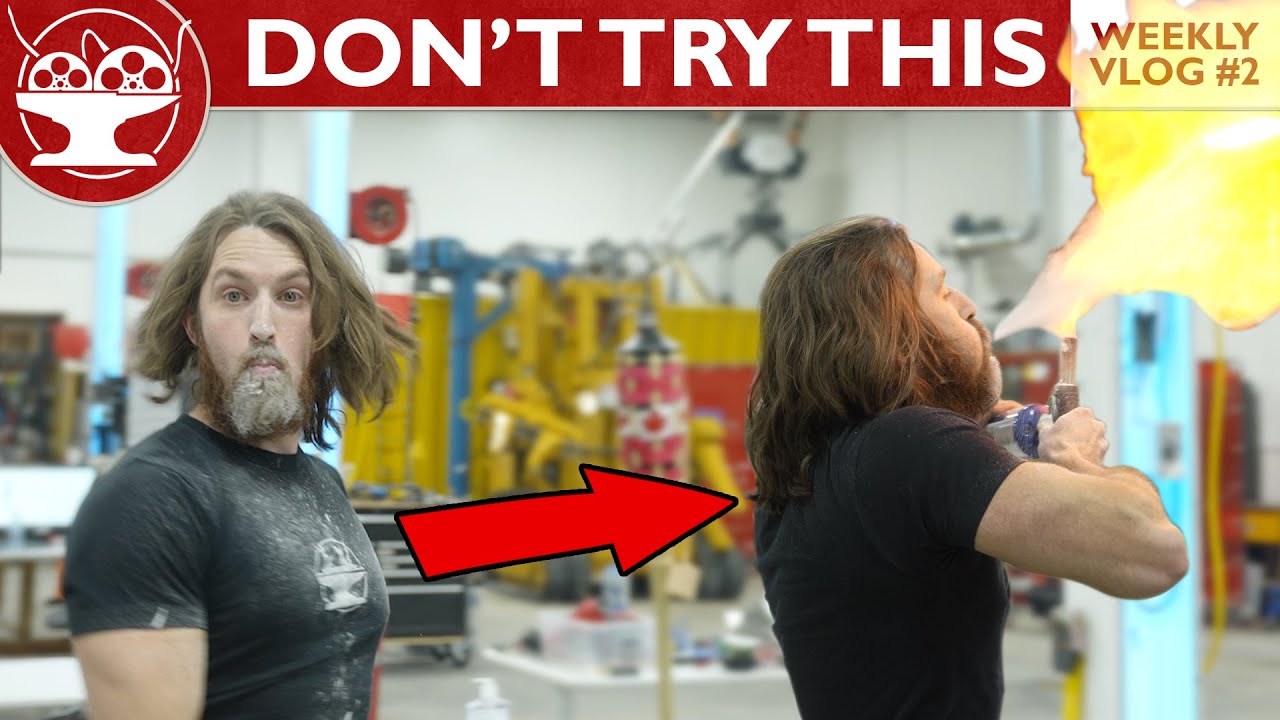 Spitting FIRE and Fighting ROBOTS!? (WEEKLY VLOG #2)