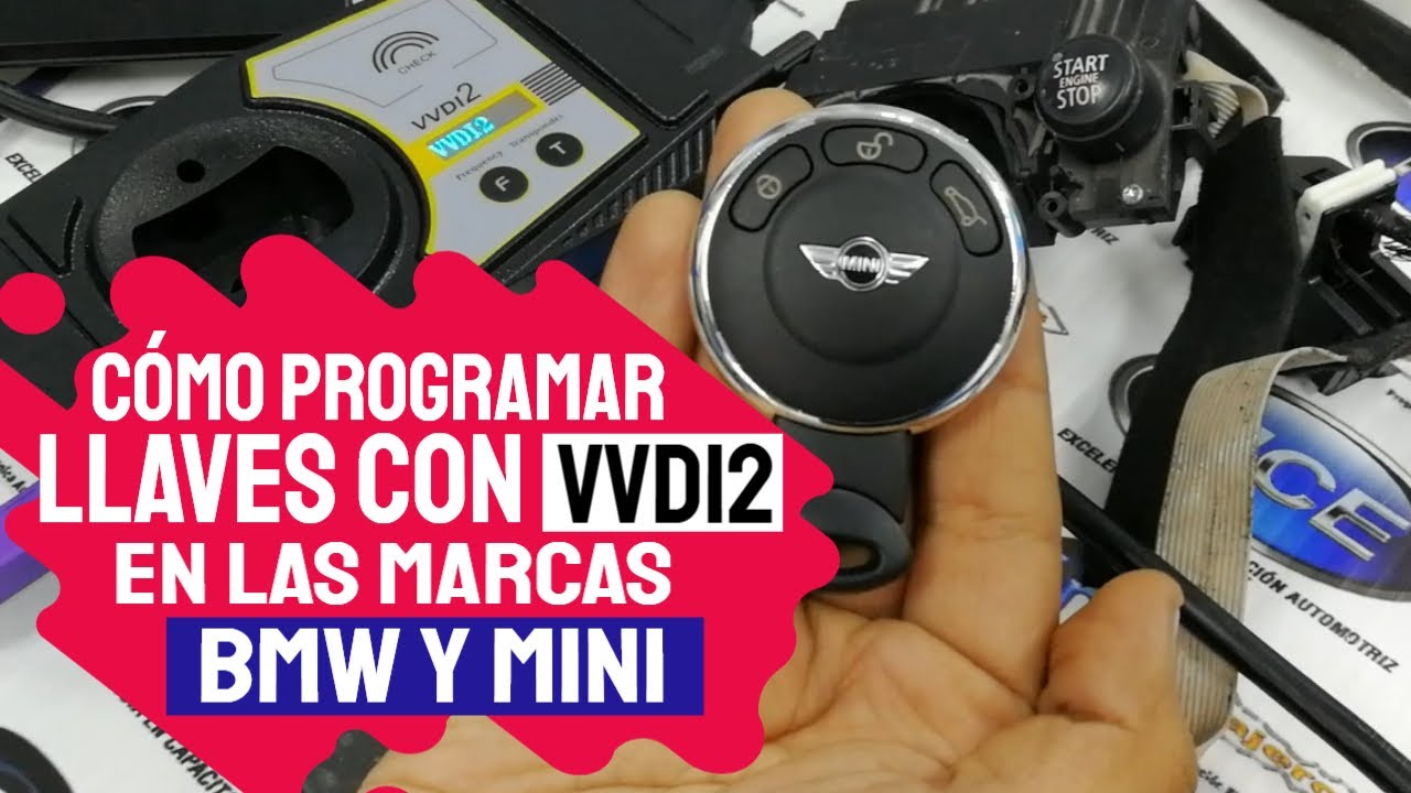 🔑🚗Cómo Programar con VVDI2 Llaves en Autos BMW / MiniCooper [Sistema CAS]