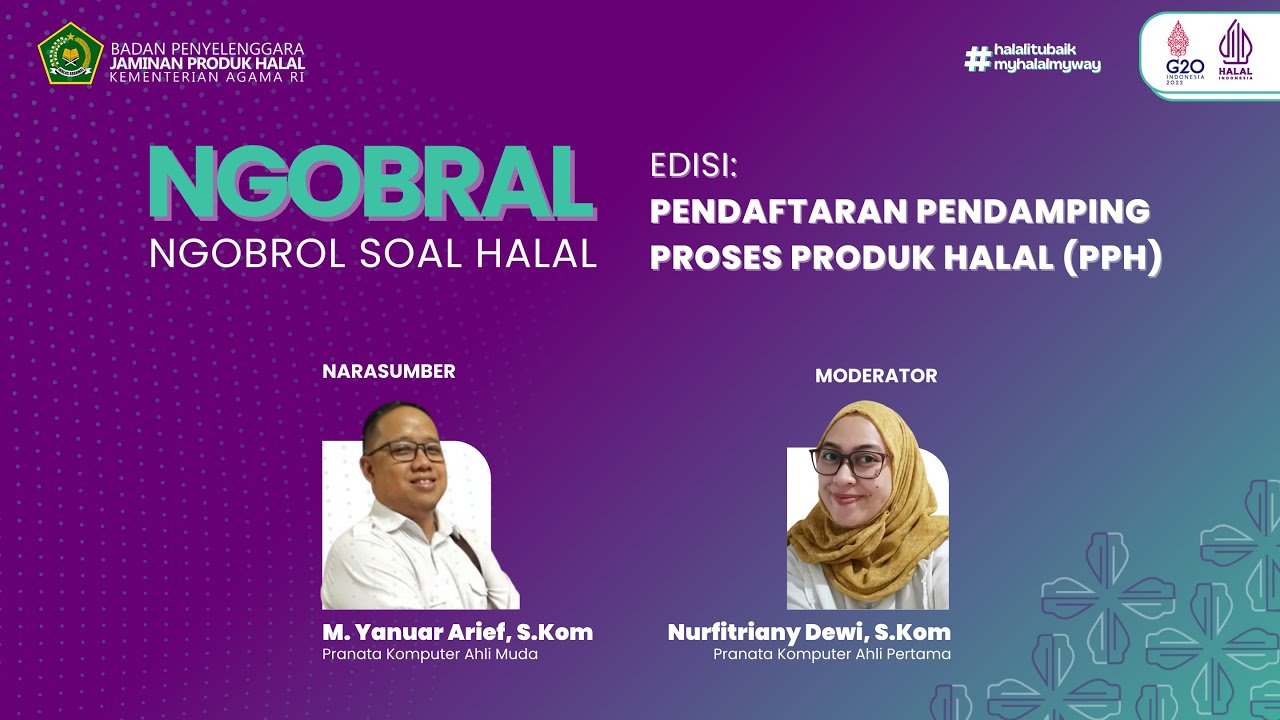 NGOBRAL | Pendaftaran Pendamping Proses Produk Halal (PPH)